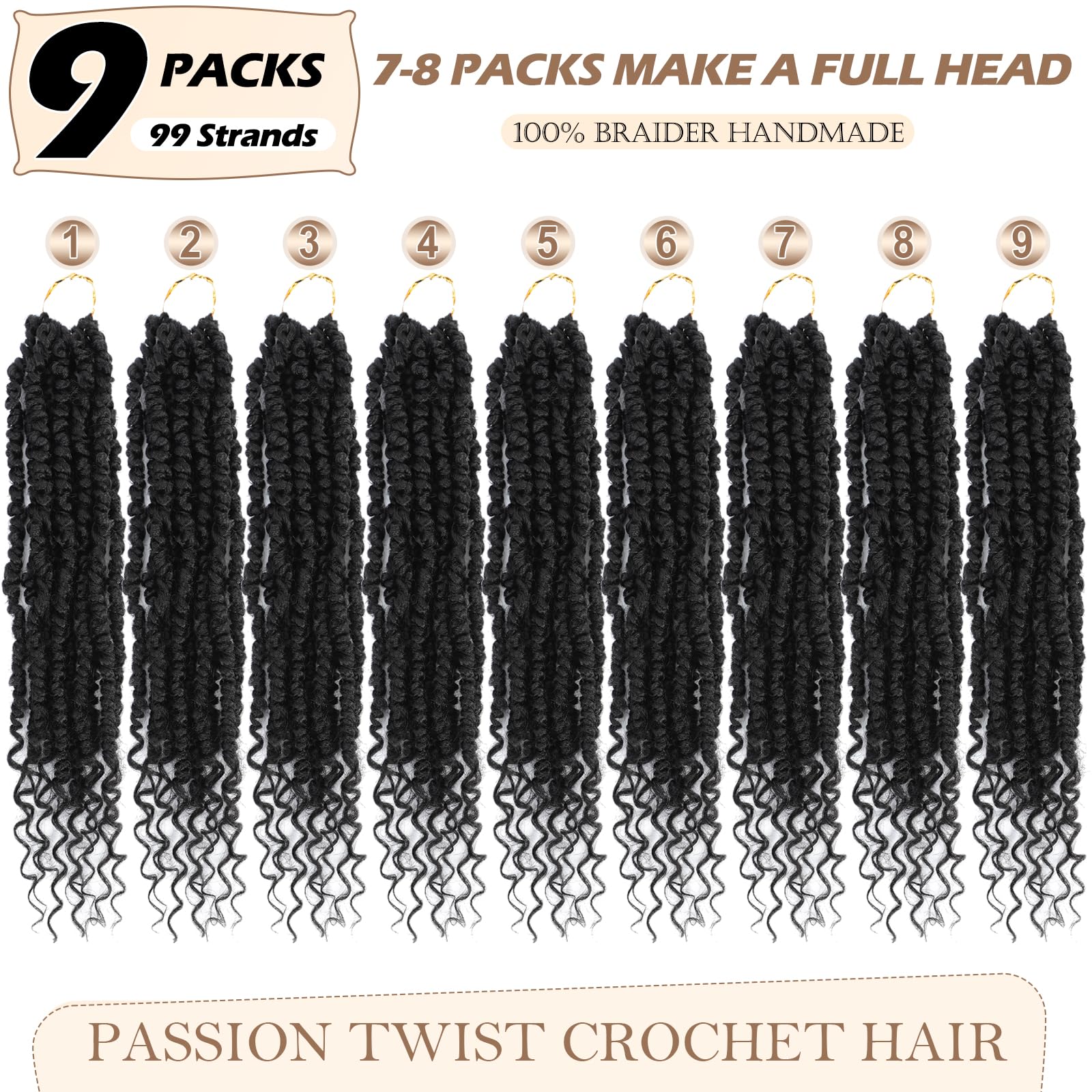 BEFUNNY Passion Twist pretwisted close-up highlights soft, lightweight fibers for natural movement.