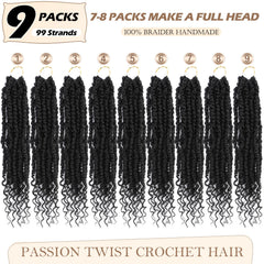 BEFUNNY Passion Twist pretwisted close-up highlights soft, lightweight fibers for natural movement.