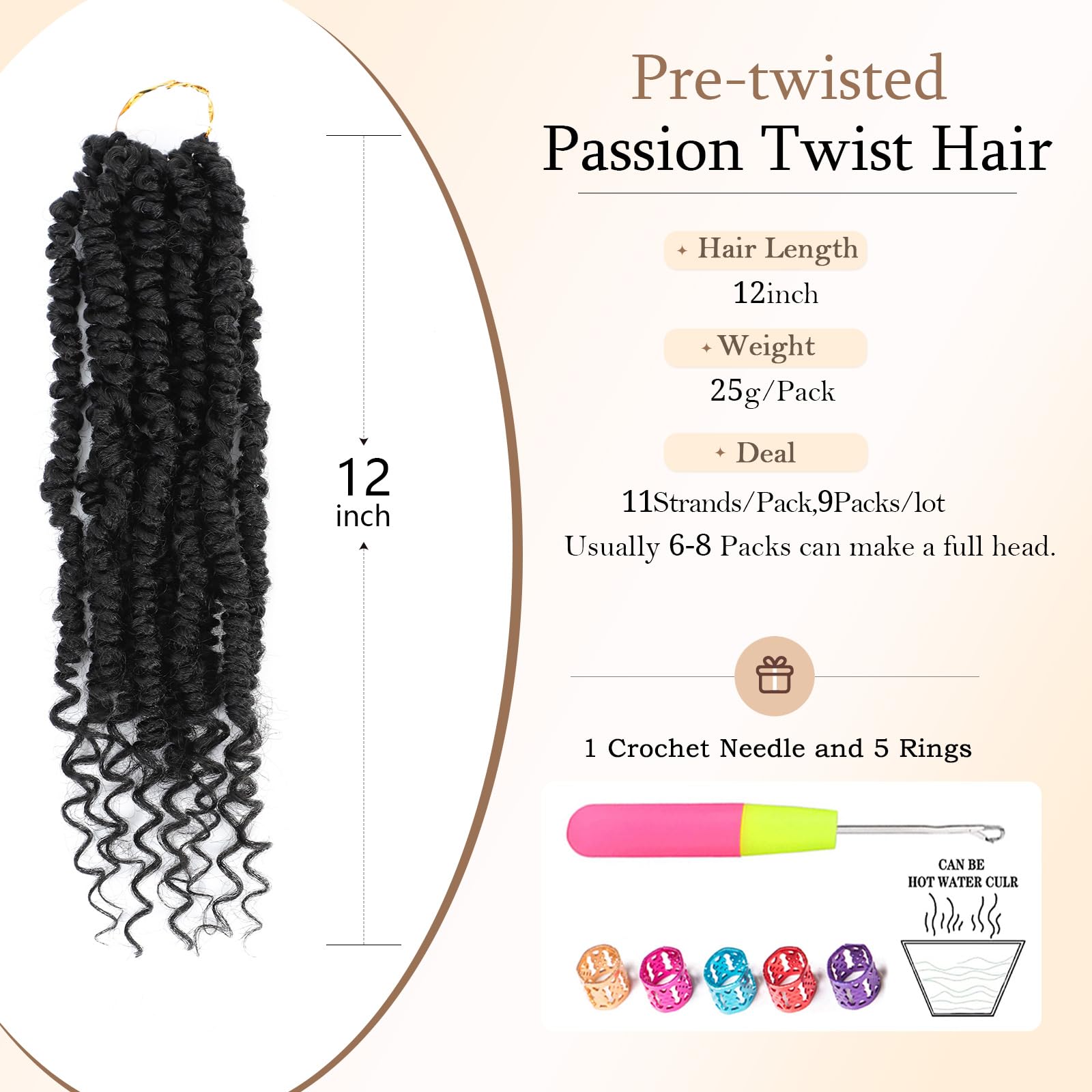 BEFUNNY Passion Twist texturas suaves para un peinado cómodo y versátil diario.