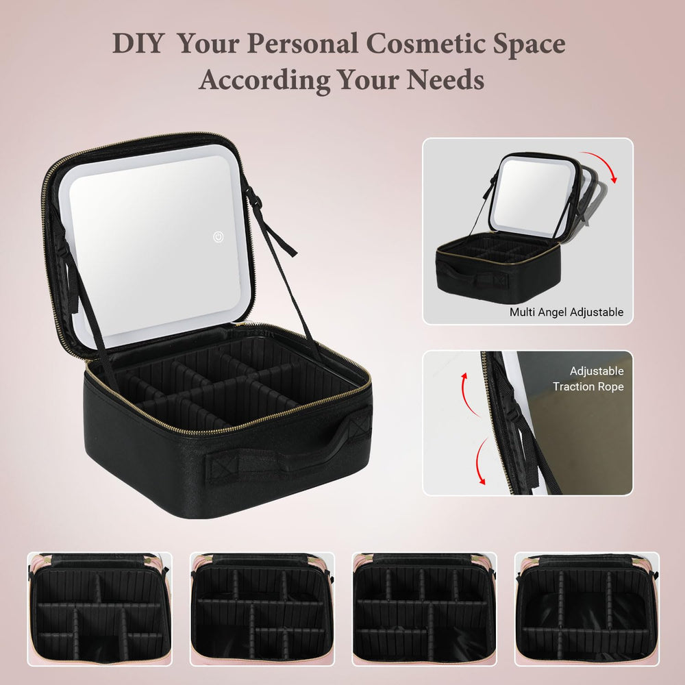Behaesty bag dimensions 10.5x9x4.5 inches for suitcase-ready storage