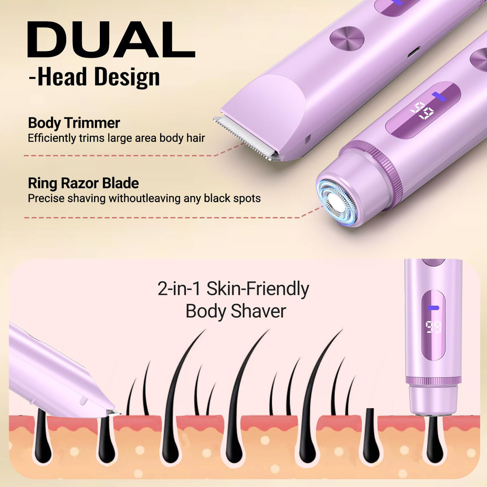 BEIDUONA bikini trimmer USB-C charging for cordless convenience