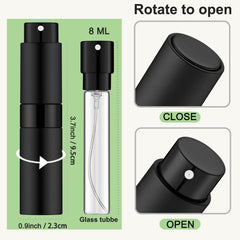 Beieverluck perfume pump dispensers for easy fragrance transfer