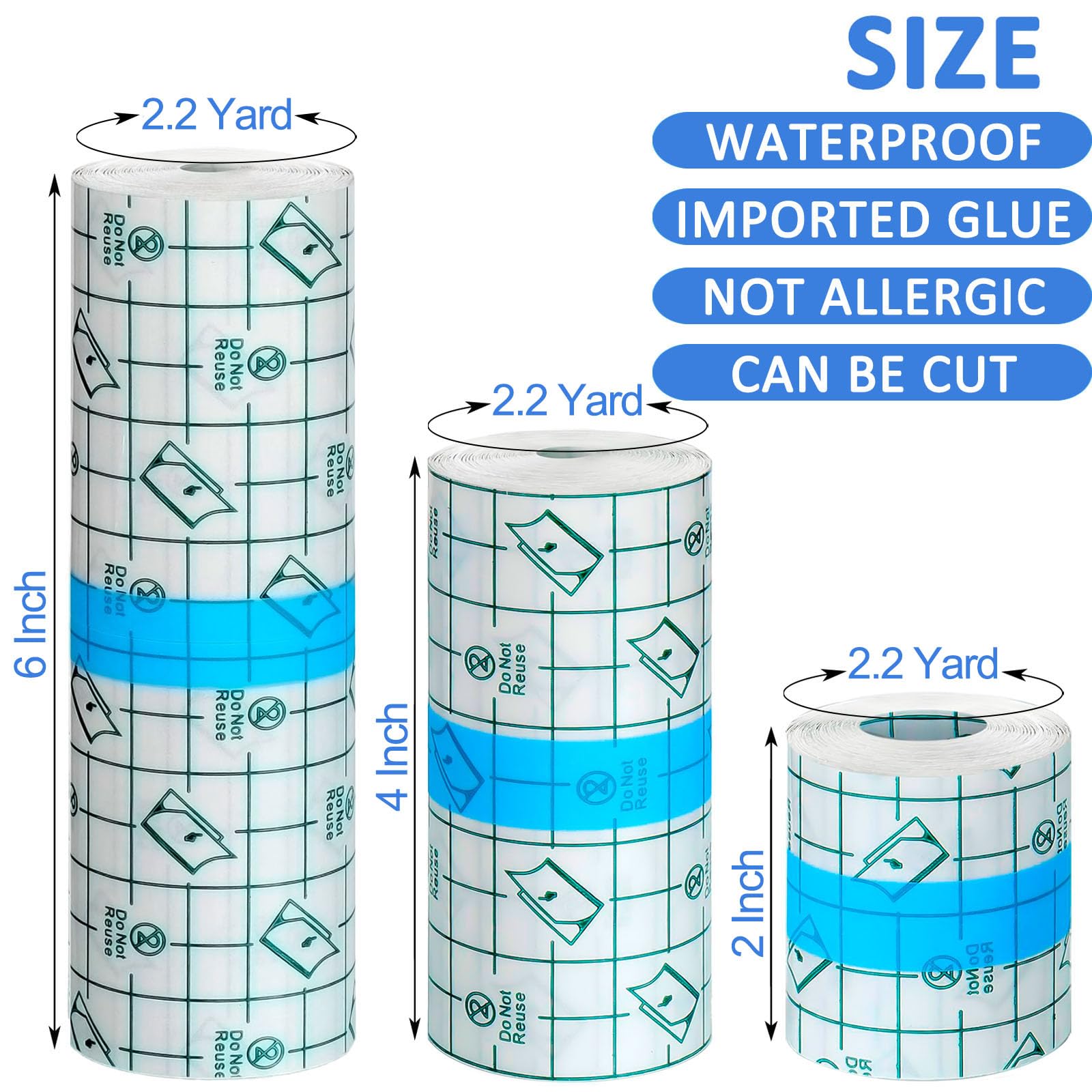 Beieverluck 2-inch tattoo cover roll offers snug, breathable protection for small areas.