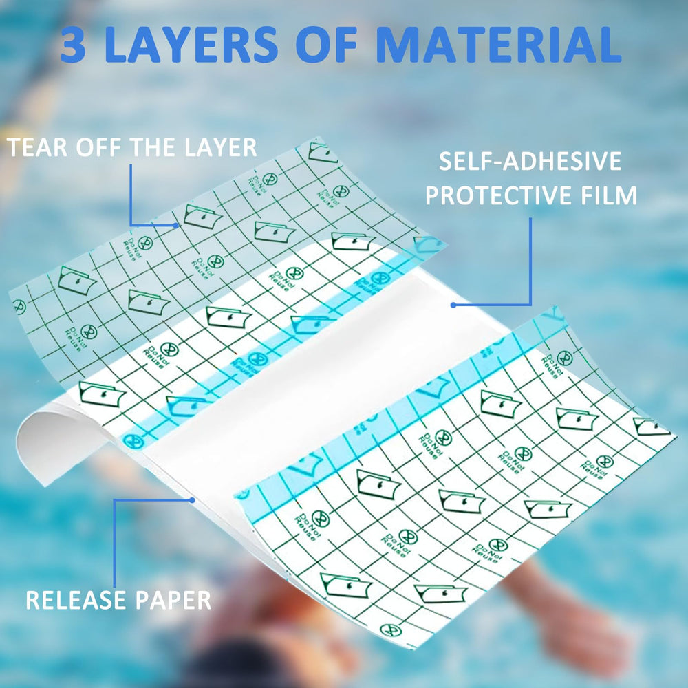 Beieverluck 4-inch tattoo cover roll provides durable waterproof protection for mid-sized tattoos.