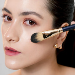 Beili foundation brush cruelty-free synthetic bristles gentle on skin.
