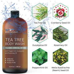 Being Naturals body-wash-lather captures rich foam for clean skin after workouts.
