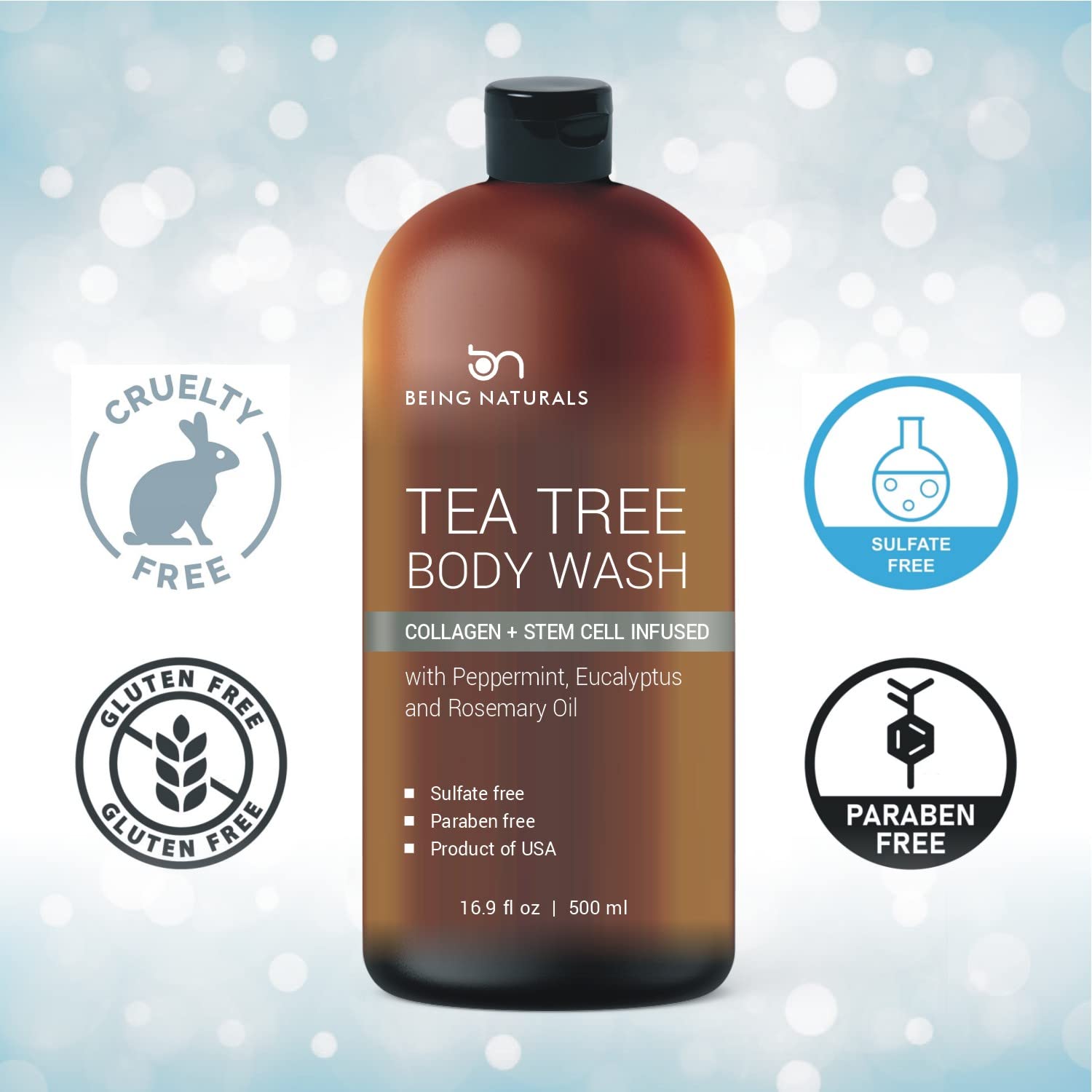 Being Naturals-sensitive-skin-cleanser is gentle for delicate skin types.