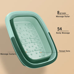 Beinilai collapsible foot tub multipurpose for camping and home use.