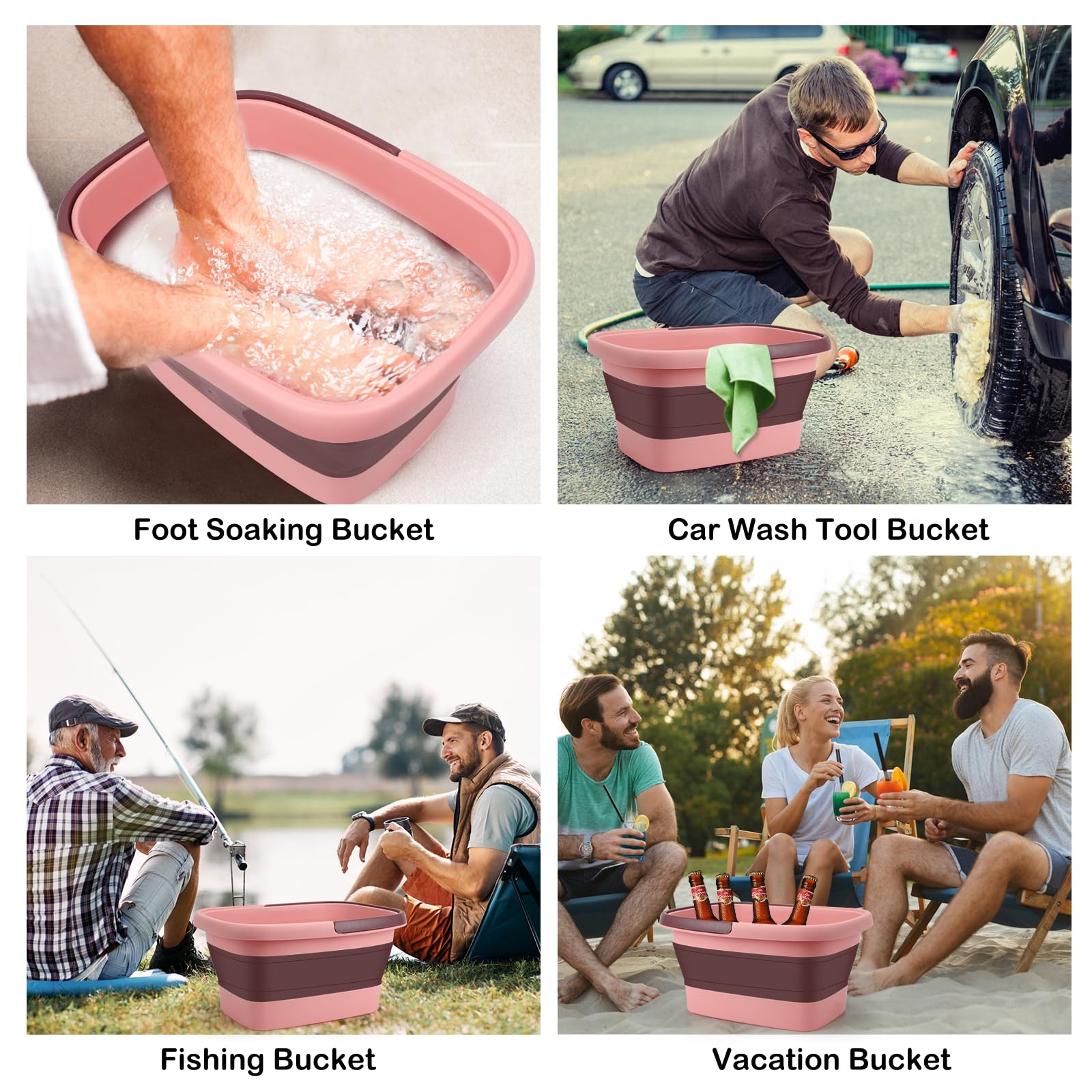 Beinilai foot bath 15-liter capacity provides generous soaking space.