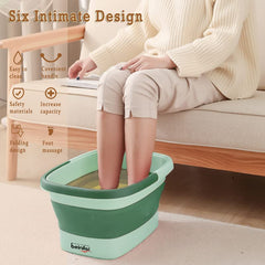 Beinilai foot bath holds up to 15 L for generous soaking.