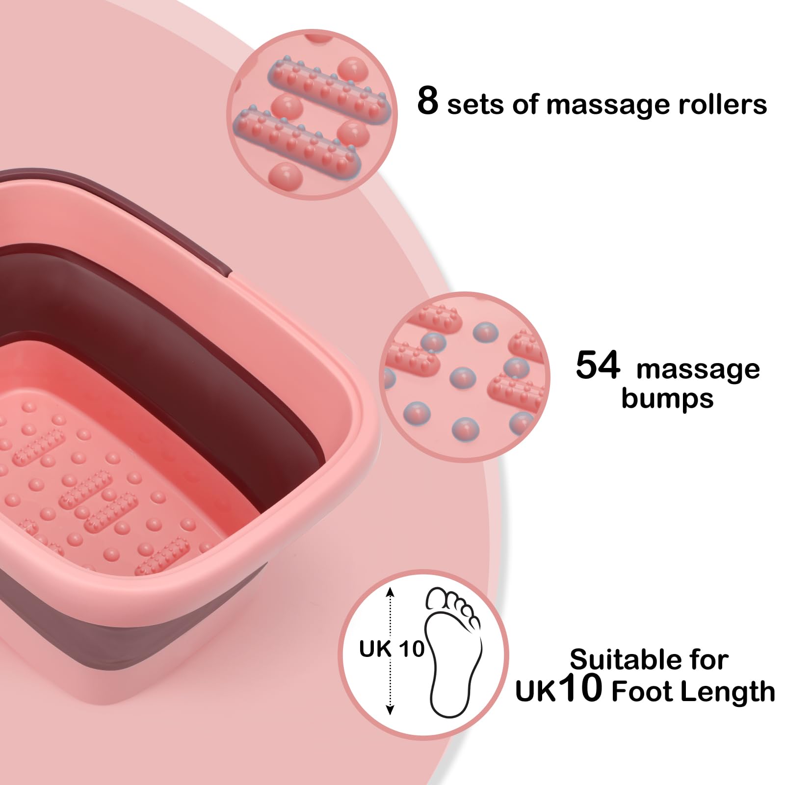 Beinilai foot bath with water pour-use proves easy to fill and enjoy.