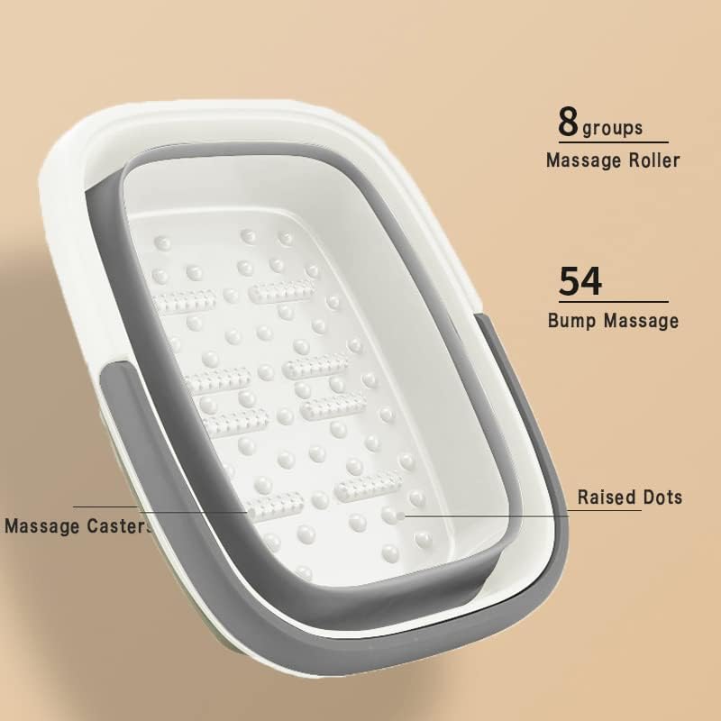 Beinilai foot spa holds up to 15 liters for generous soaking.