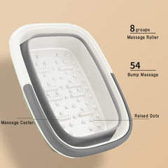 Beinilai foot spa holds up to 15 liters for generous soaking.