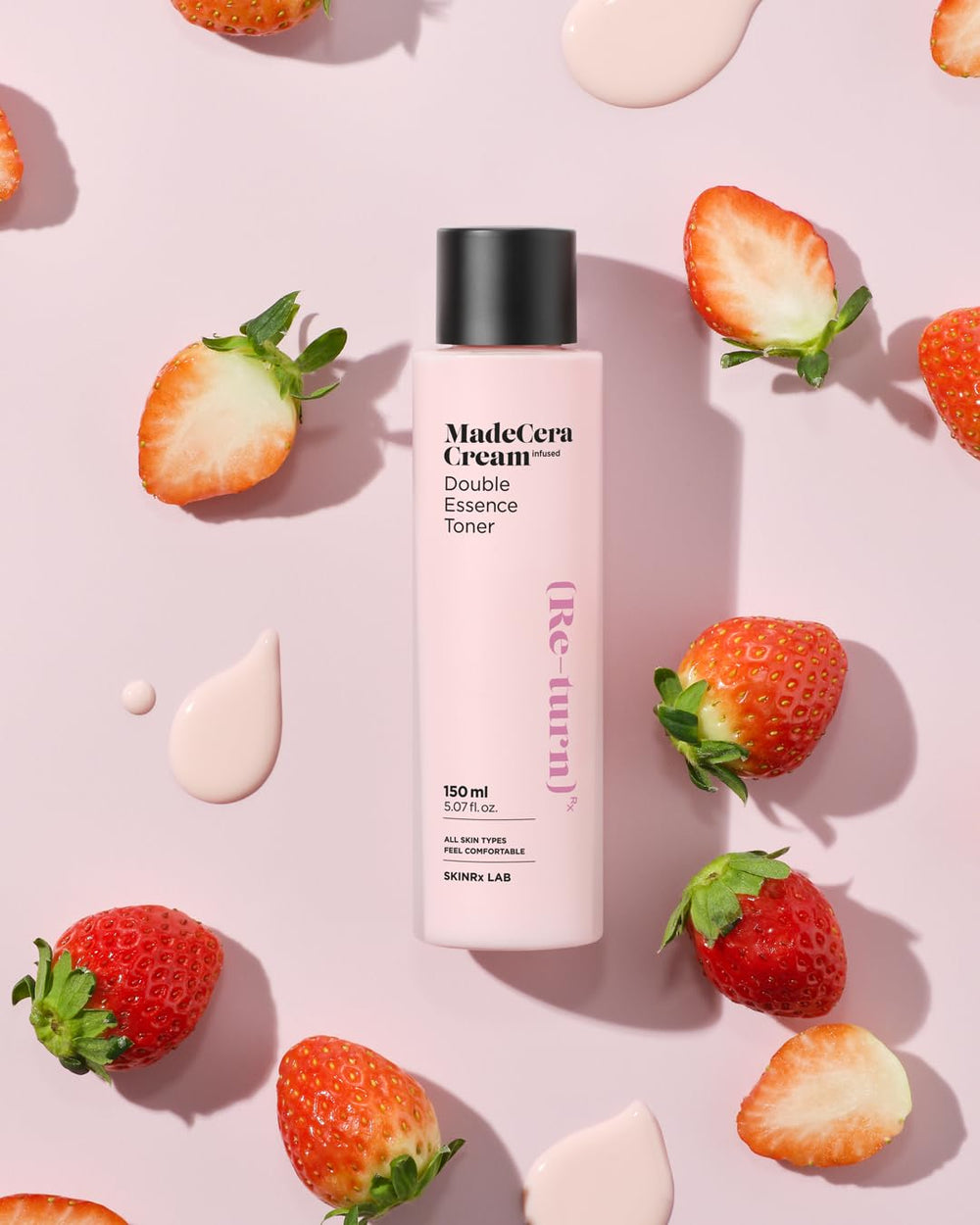 BEISIKS Strawberry Milky Toner packaging showcased for daily routine.