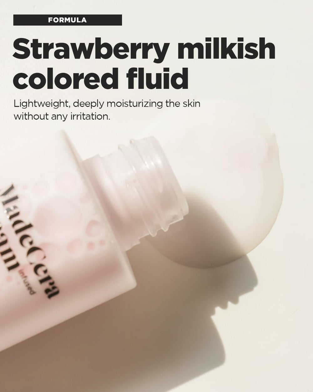 BEISIKS Strawberry Milky Toner aroma close-up for refreshing ritual.