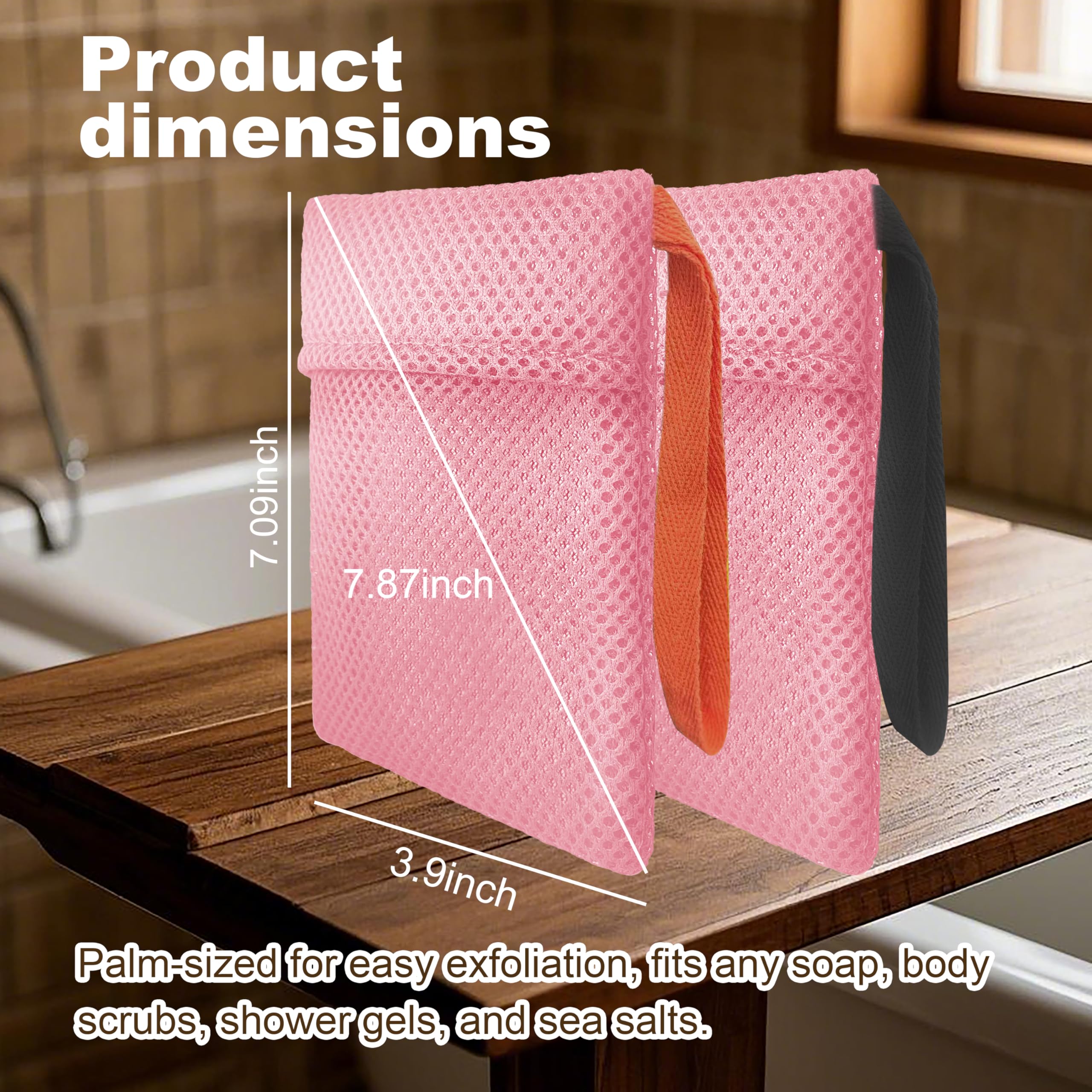 Beiskll bar soap pouch pink showcases a sturdy design that dries quickly