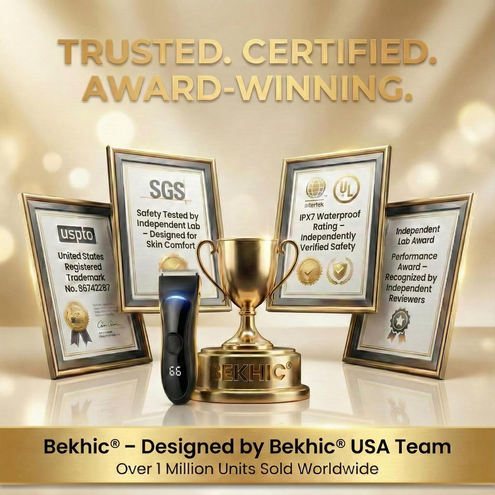 Bekhic trimmer-guide-combs enables customizable length options.