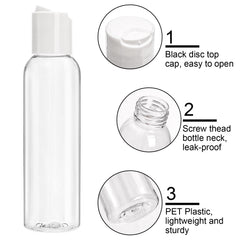 Bekith travel-size 4oz bottle set ready for gym, camping, or flights.