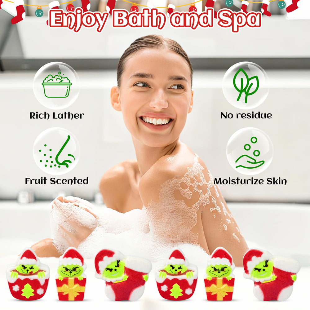 Bekrgwiy bath bombs infused with organic oils for a skin-soothing soak