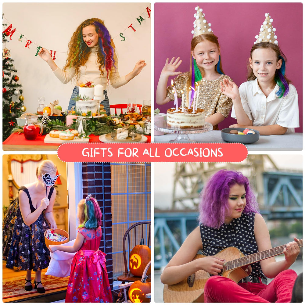 BELEZALIB Gift packaging hair chalk ideal for birthdays and holidays