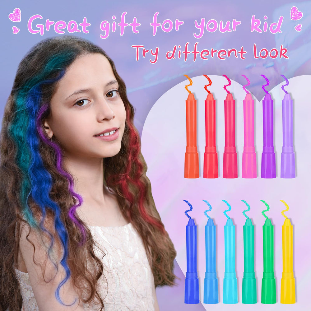BELEZALIB Hair Chalk face-paint usage for creative play and costumes