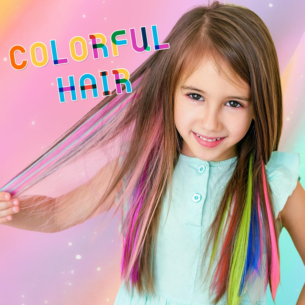 BELEZALIB Hair Chalk wand-application enables easy color control for kids
