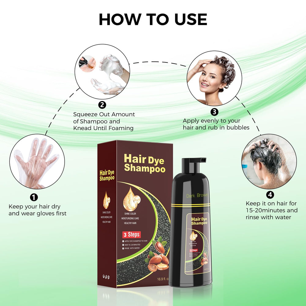 BELEZALIB shampoo lather shown during the 20-minute gray coverage process.