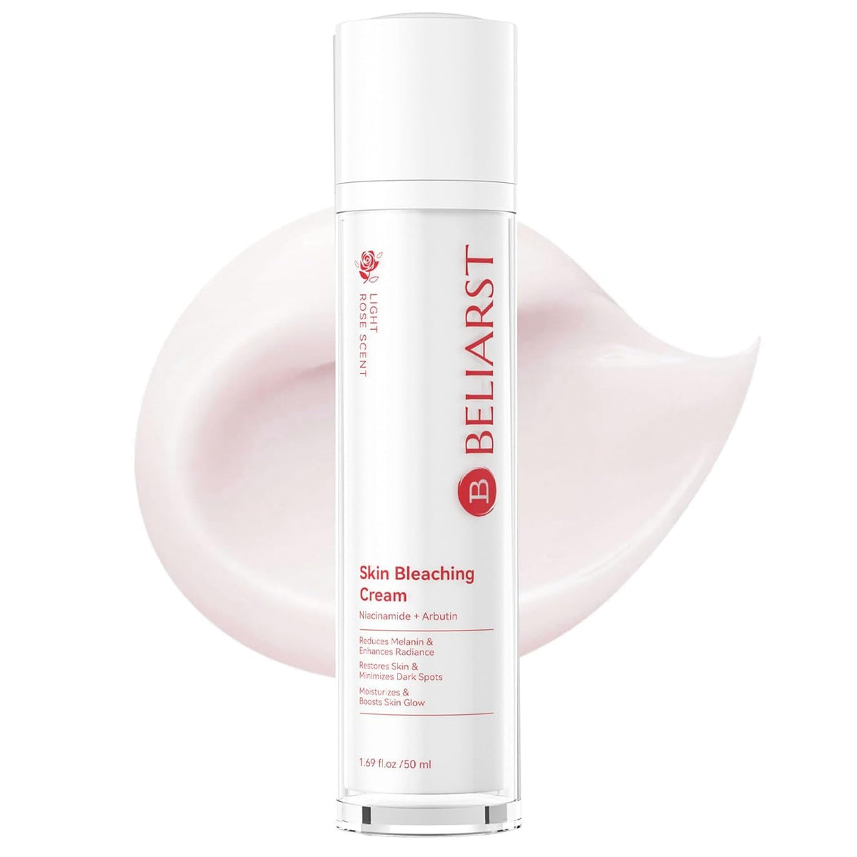 BELIARST Skin Brightening Cream tube for even skin tone and glow.