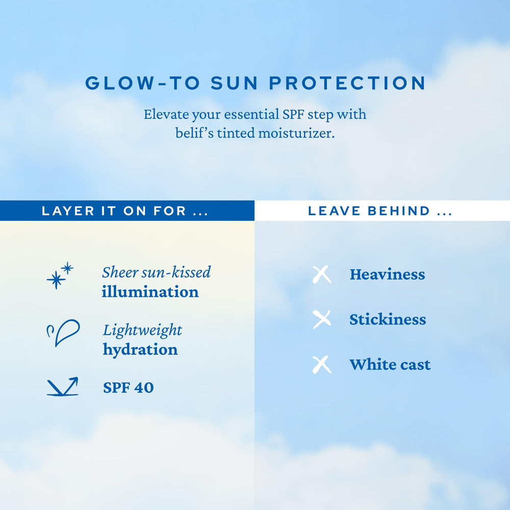 belif Dew Guard even-tone canvas shows smoother skin tone for makeup prep