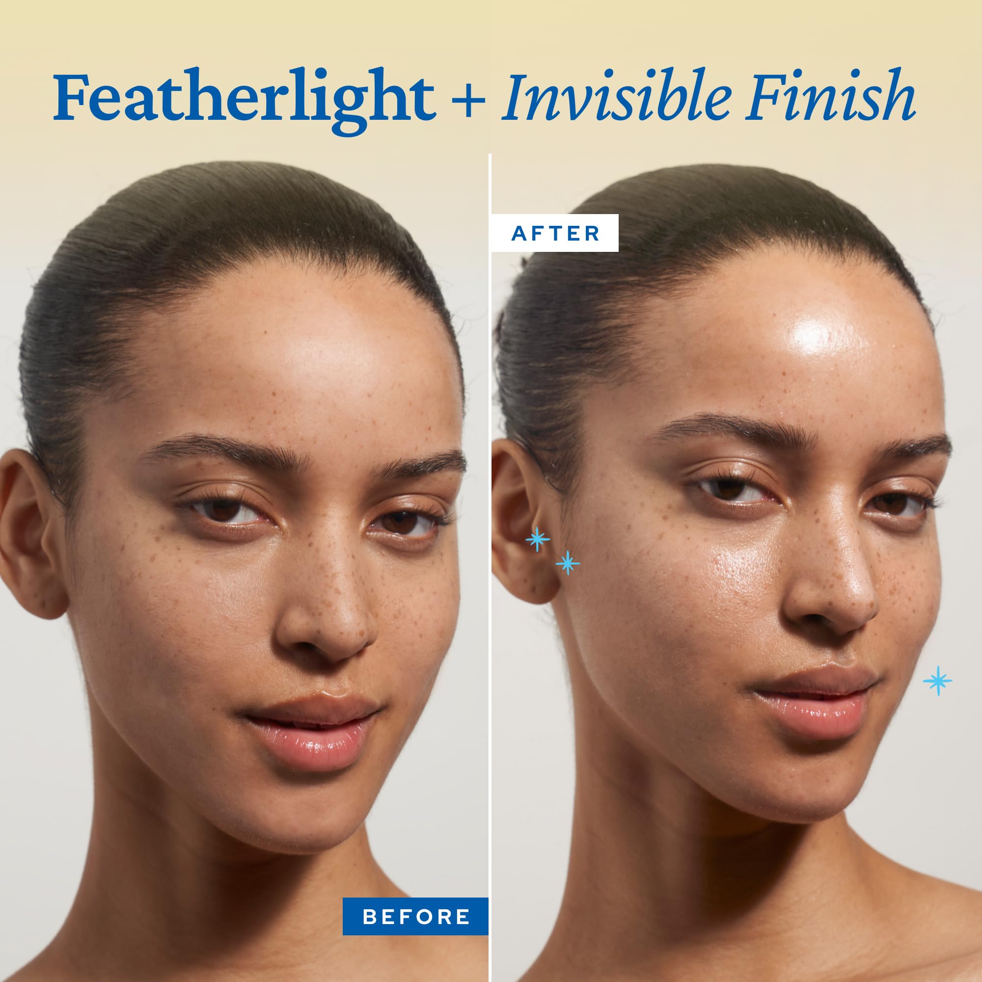 belif Milky Niacinamide Sunscreen invisible finish blends on all tones