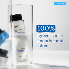 belif Moisturizing Bomb Toner ceramide illustration emphasizes moisture barrier support