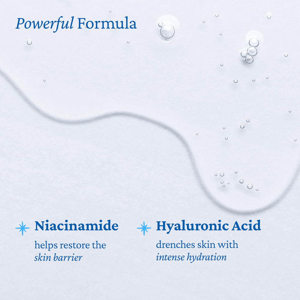 belif Niacinamide Hydrating Toner dispense pump demonstrates clean layering