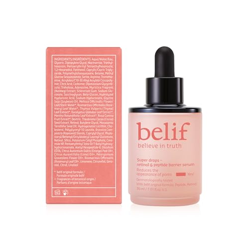 belif retinol-peptide-super-drops-serum-skin-radiance-shot: healthy glow under makeup
