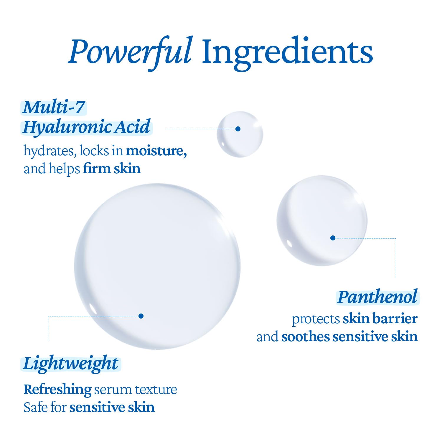belif serum massaged into skin showing smooth, non-sticky texture