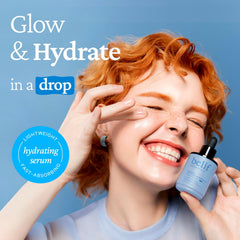 belif Super Drops dropper releasing hydrating serum for dewy, plump skin