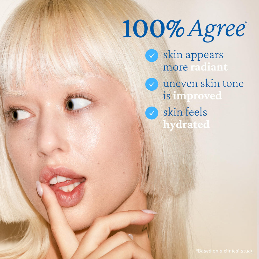 Shoulder application with Belif serum for sun-kissed glow.