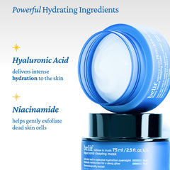 Belif Vitamin E Jelly application motion demonstrates gentle evening massage for smoother skin
