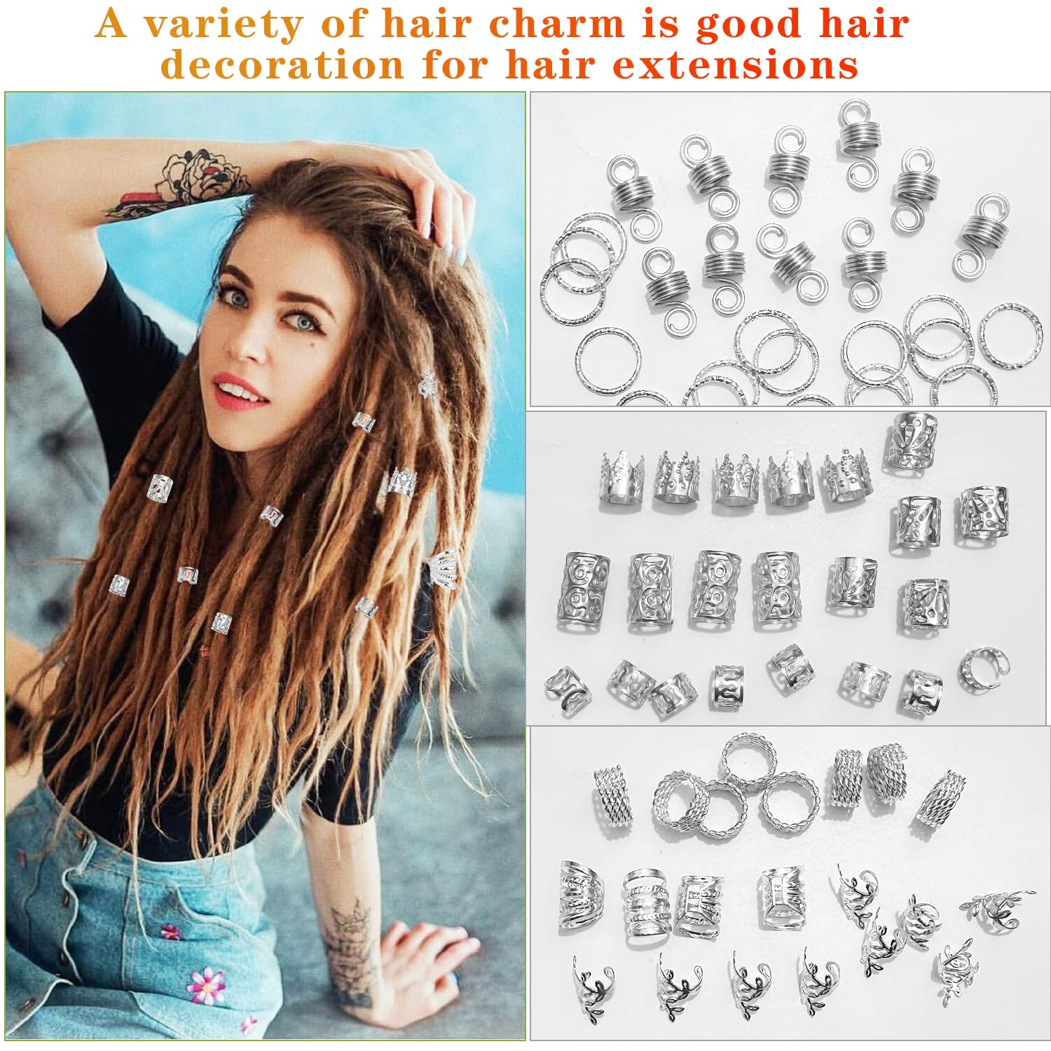 Belinreli silver hair clips provide shine and all-day hold.