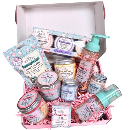 Bella and Bear Mystery Box pink packaging shows a gift-ready unboxing experience for self-care lovers
