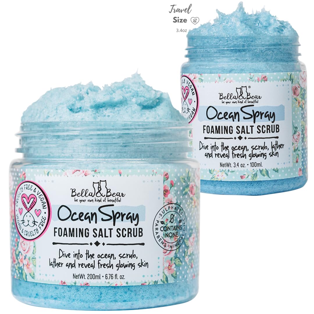 Bella and Bear Ocean Spray Scrub gift box signals a thoughtful present