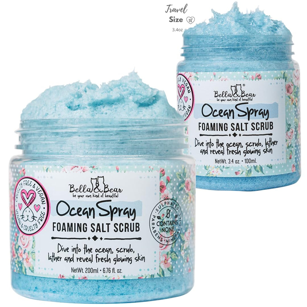 Bella and Bear Ocean Spray Scrub gift box signals a thoughtful present
