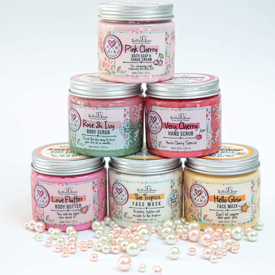 Bella & Bear Very Cherry Hand Scrub makes a thoughtful gift for busy hands