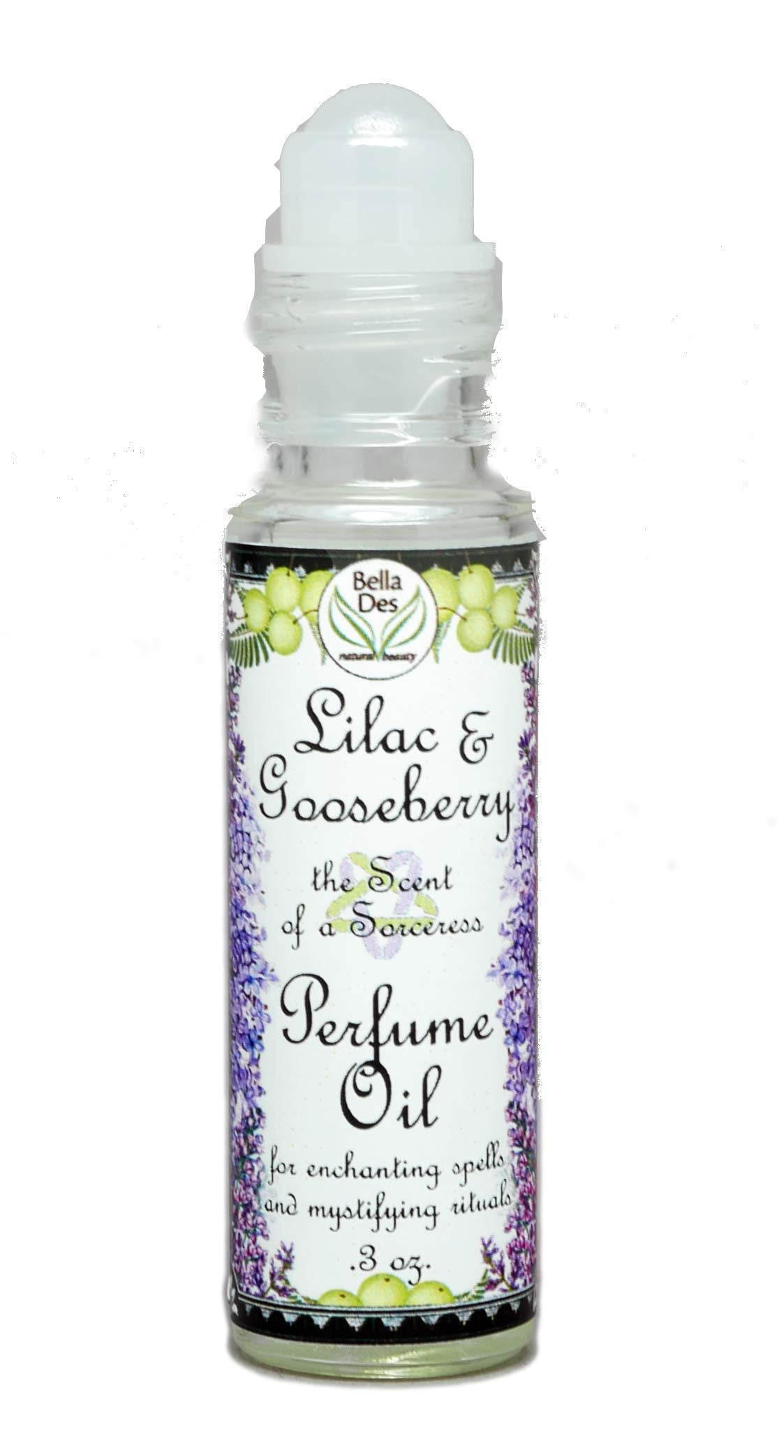 BELLA DES NATURAL BEAUTY Lilac Gooseberry travel-size bottle ready for on-the-go scent refresh.