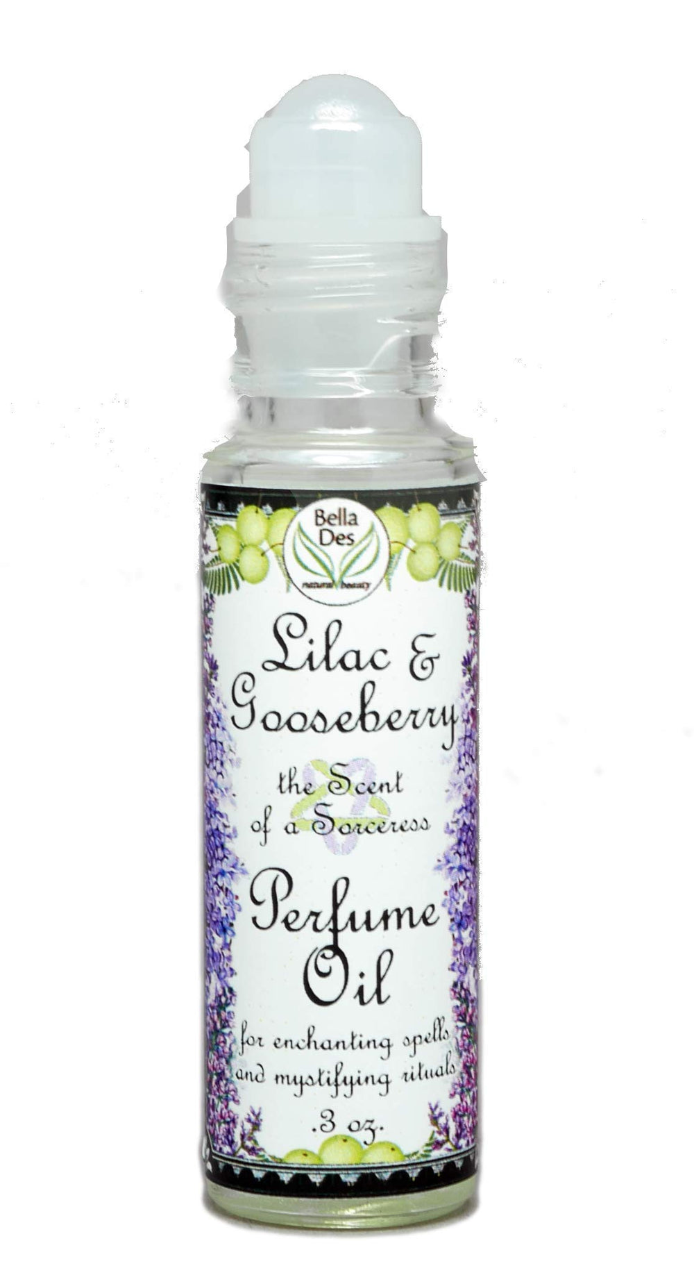 BELLA DES NATURAL BEAUTY Lilac Gooseberry travel-size bottle ready for on-the-go scent refresh.