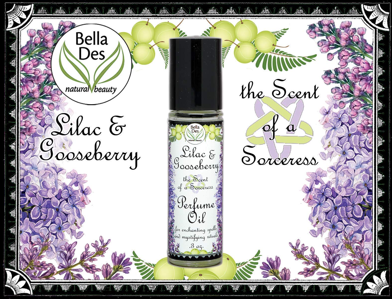 BELLA DES NATURAL BEAUTY Yennefer-inspired scent suitable for cosplay and daily rituals.