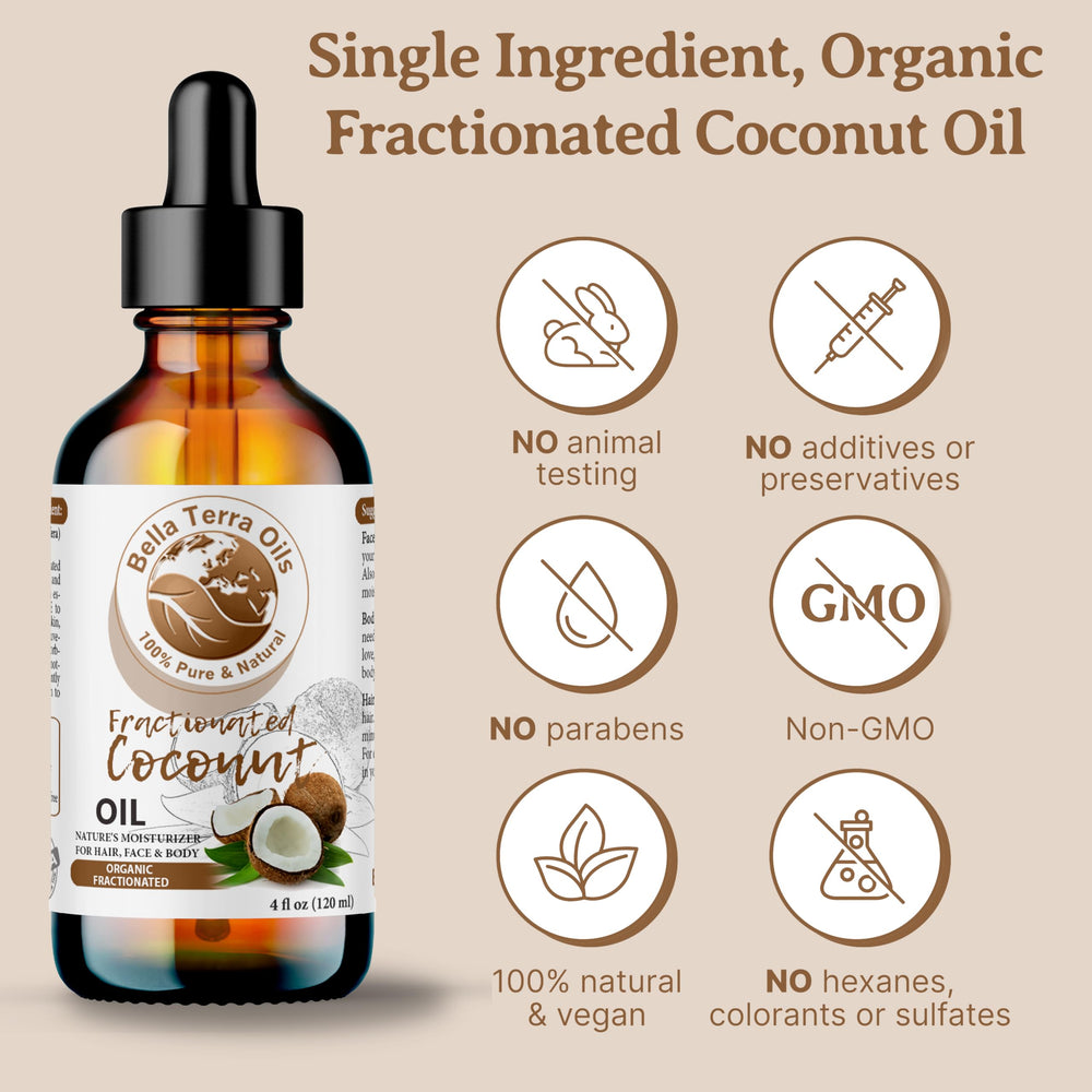 Bella Terra Oils massage-use image highlighting a non-greasy carrier oil for bodywork.
