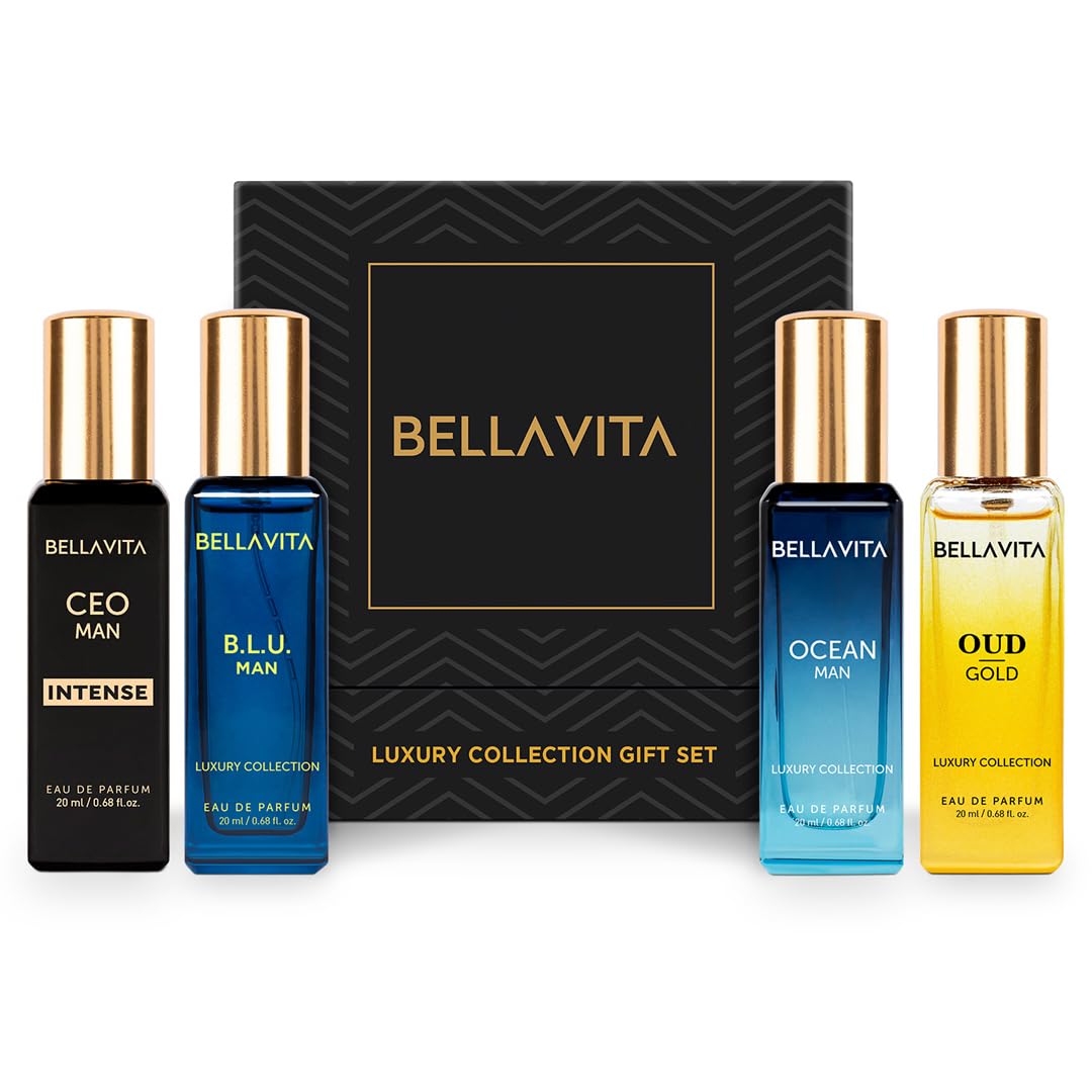 BellaVita Luxury Oud Gold bottle for warm evening wear and inviting presence