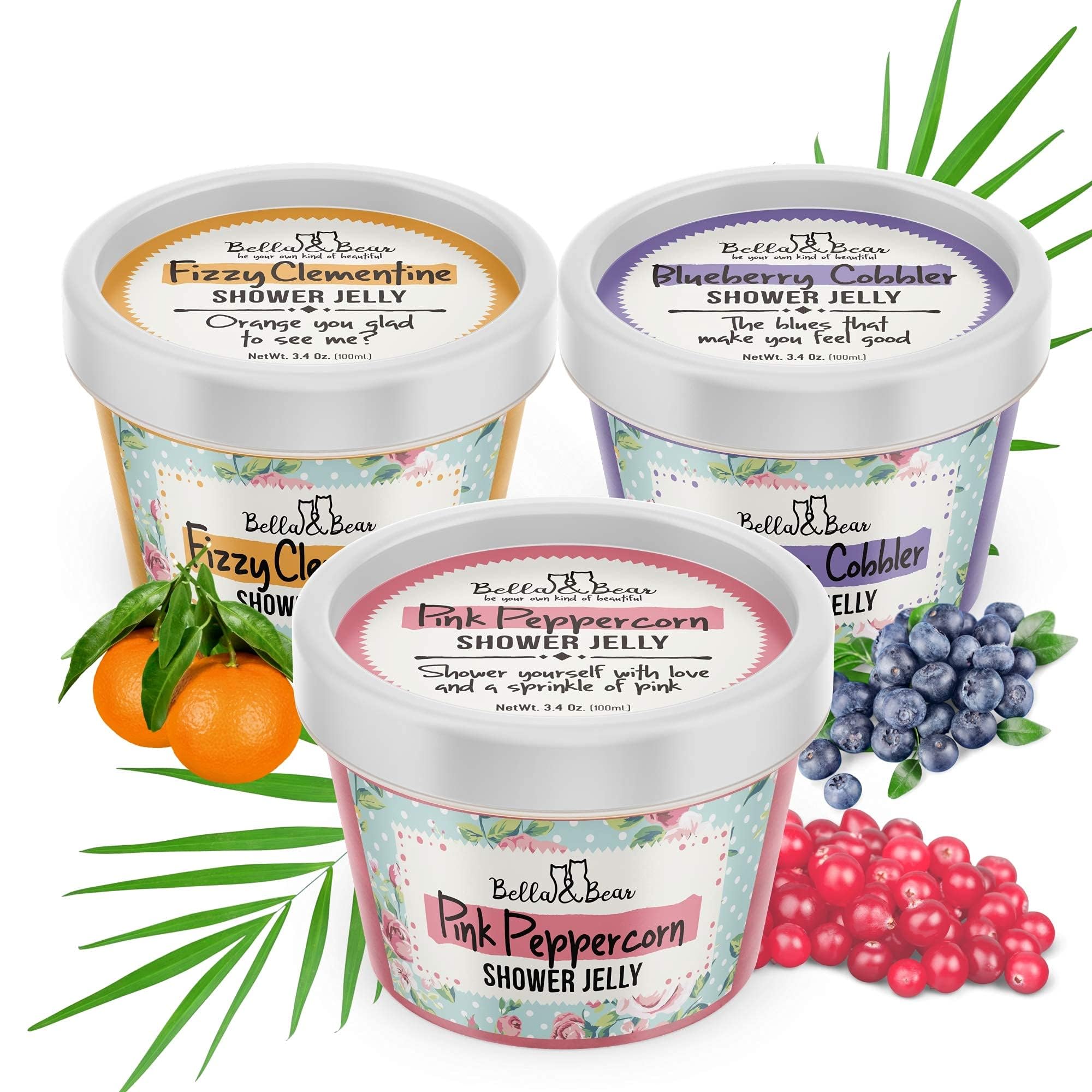 Bella and Bear Tutti Frutti Jellies packaging shown as gift-ready packaging.