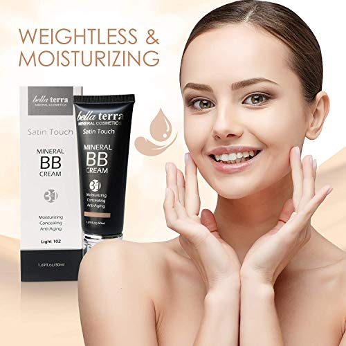 Bellaterra Cosmetics BB Cream packaging tube ready for travel and everyday use
