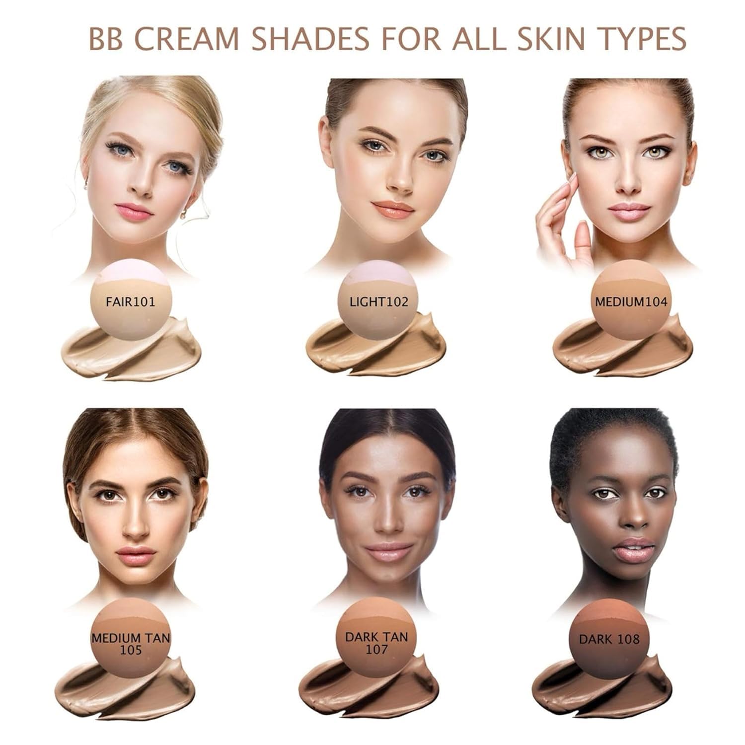 Bellaterra Cosmetics BB Cream texture swatch demonstrates buildable, blendable coverage